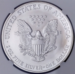 1 доллар 2003 "Американский серебряный орел" (США) (в слабе)