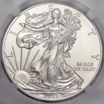 1 доллар 2012 "Американский серебряный орел" (США) (в слабе)