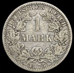 1 марка 1875 (Германия)