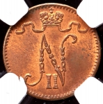 1 пенни 1912 (Финляндия) (в слабе)