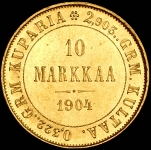 10 марок 1904 (Финляндия)