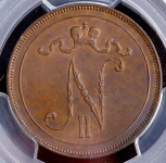 10 пенни 1912 (Финляндия) (в слабе)