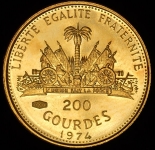 200 гурдес 1974 (Гаити)
