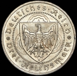 3 марки 1930 "700 лет со дня смерти Вальтера фон дер Фогельвейде" (Германия)