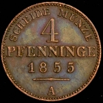 4 пфенинга 1855 (Германия)