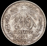 50 центаво 1907 (Мексика)