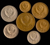 Годовой набор монет СССР 1948 года