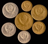 Годовой набор монет СССР 1952 года