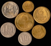 Годовой набор монет СССР 1953 года