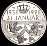 Медаль "60-ти летие королевы Беатрикс" (Нидерланды)