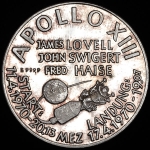 Медаль "Аполлон 13: Возвращение на землю" (Германия)