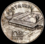 Медаль "Чемпионат мира по футболу 1974: Дортмунд" (Германия)