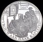 Медаль "Рембрандт и его ученики: Картины Герарда Дау" (Нидерланды)