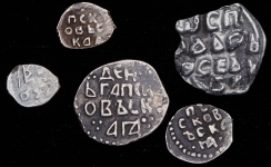 Набор из 5-ти фальшивых проволочных монет