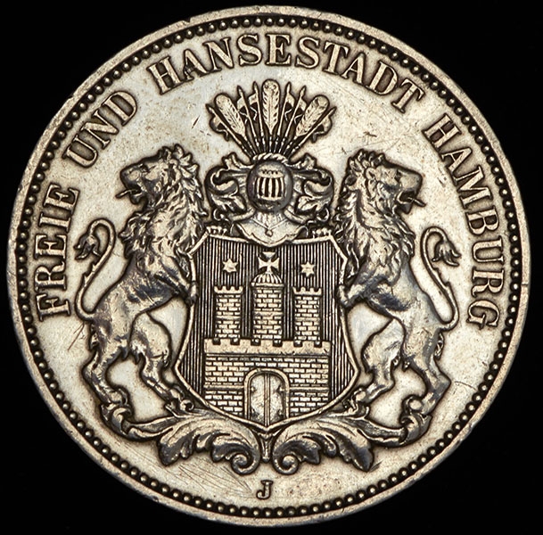 3 марки 1913 (Гамбург)