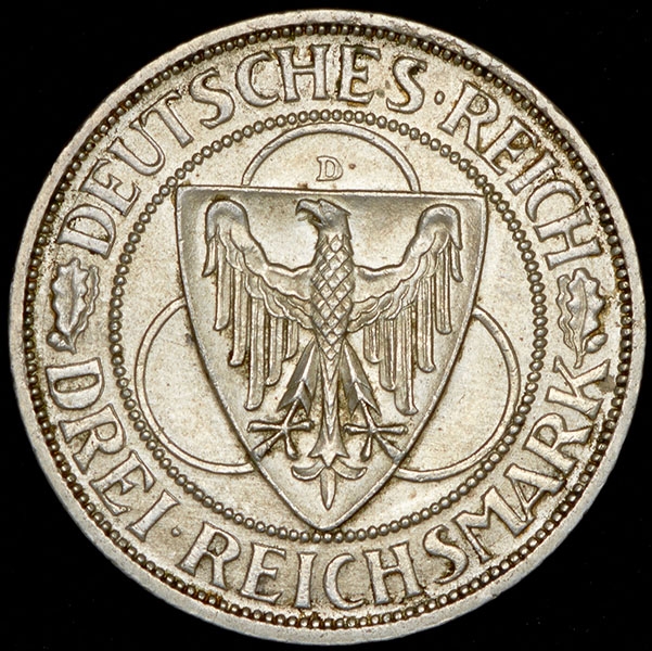 3 марки 1930 "Освобождение Рейнланда" (Германия )