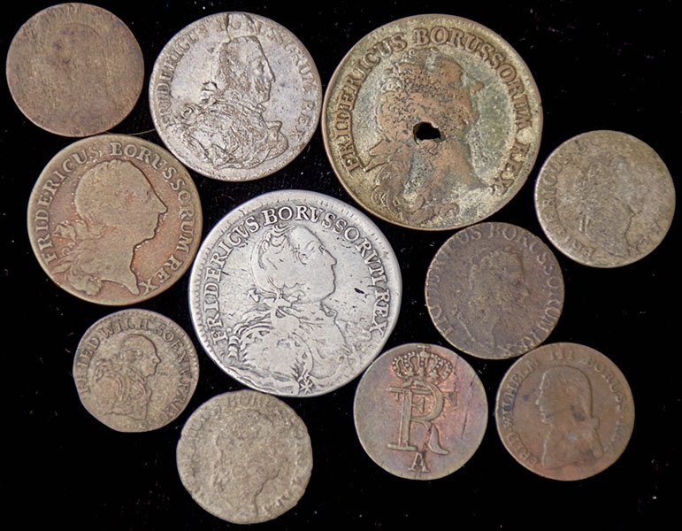 Набор из 11-ти монет (Пруссия)