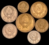 Годовой набор монет СССР 1953