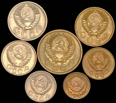 Годовой набор монет СССР 1954