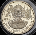 Медаль "25 лет правления королевы Беатрикс" (Нидерланды)