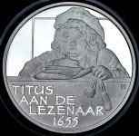Медаль "Рембрандт и его ученики: Титус за партой 1655" (Нидерланды)