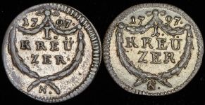 Набор из 2-х сер  монет (Нюрнберг)