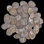 Набор из 64-х сер. проволочных монет