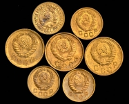 Набор из 7-ми монет СССР