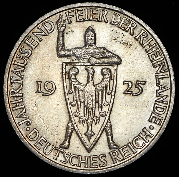3 марки 1925 "1000-летие Рейнланда" (Германия)