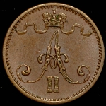 1 пенни 1875 (Финляндия)