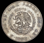10 песо 1956 "Идальго" (Мексика)