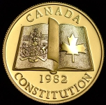 100 долларов 1982 "Конституция" (Канада)