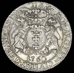 18 грошей (Орт) 1760 (Гданьск  Польша)