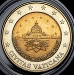 2 евро 2007  Образец (Ватикан)