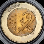 2 евро 2007  Образец (Ватикан)