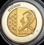 2 евро 2009  Образец (Ватикан)
