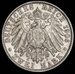2 марки 1906 (Гамбург)