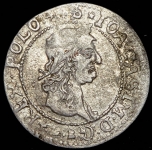 3 гроша 1664 (Вильно  Польша)