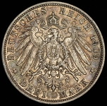 3 марки 1909 (Бавария)
