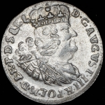 6 грошей 1762 (Гданьск  Польша)