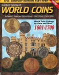 Книга Krause "Standart catalog of world coins 1601-1700  1st Edition" 1996