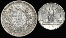 Набор из 2-х сер  монет (Страны мира)