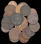 Набор из 21-ой медной монеты