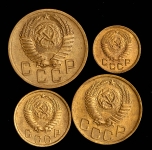 Набор из 4-х монет 1952