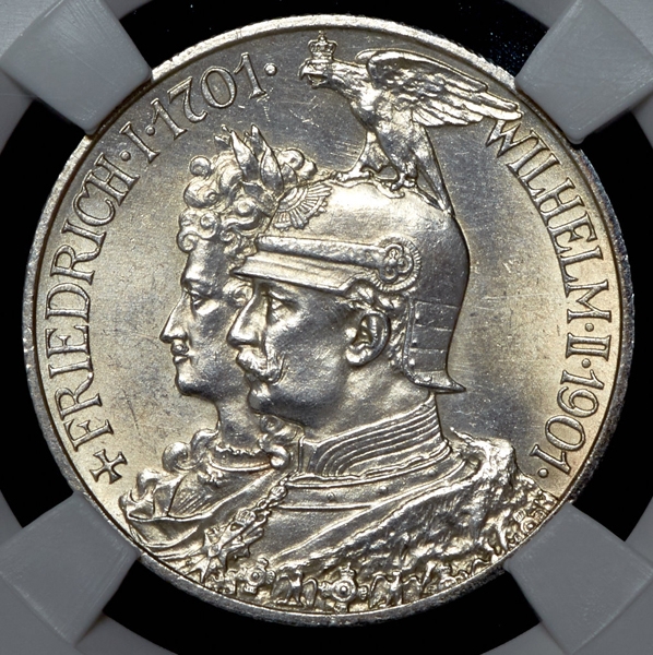 2 марки 1901 "200-летие королевства" (Пруссия) (в слабе)