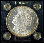 1 доллар 1879 "Моргановский доллар" (США) (в коробке)