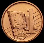 1 евроцент 2006  Образец (Ватикан)