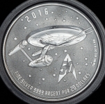 20 долларов 2016 "Звездный путь" (Канада)