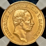 20 марок 1914 (Саксония) (в слабе)