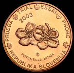 5 евроцентов 2003  Образец (Словения)